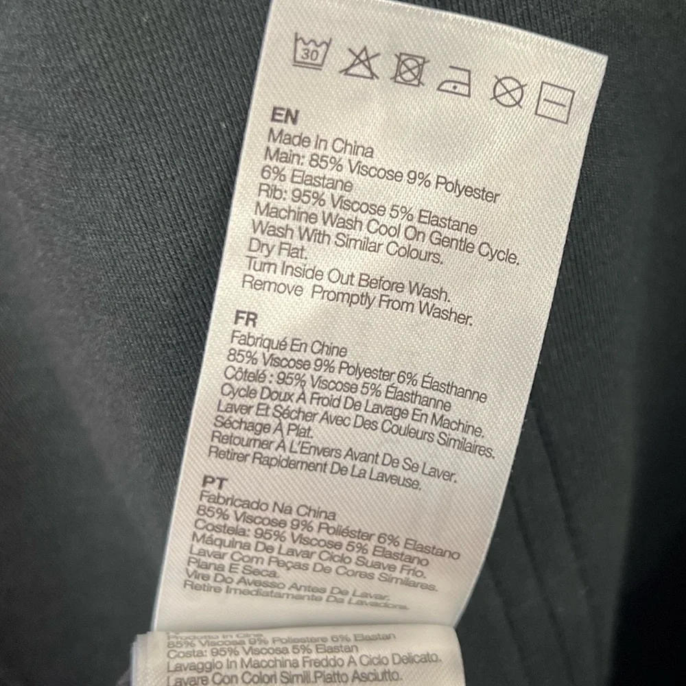 Varley Hattie Seam Stretch Jersey Maxi Dress 2.0 Black Size XS - Picture 8 of 8